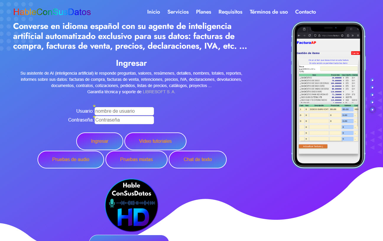 HableConSusDatos.com